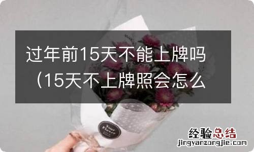 15天不上牌照会怎么样 过年前15天不能上牌吗