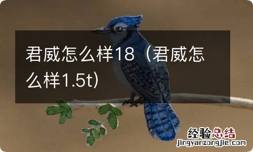 君威怎么样1.5t 君威怎么样18