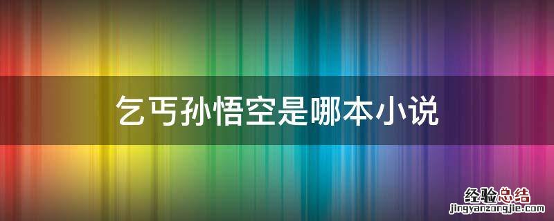 乞丐孙悟空是哪本小说
