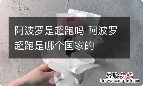 阿波罗是超跑吗 阿波罗超跑是哪个国家的