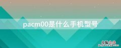 pacmoo是什么手机型号 pacm00是什么手机型号