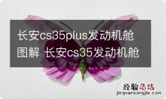 长安cs35plus发动机舱图解 长安cs35发动机舱图片