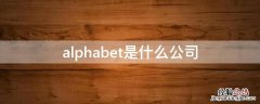 alphabet是什么公司