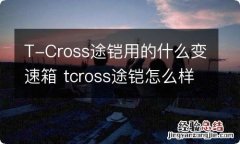 T-Cross途铠用的什么变速箱 tcross途铠怎么样