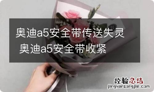 奥迪a5安全带传送失灵 奥迪a5安全带收紧