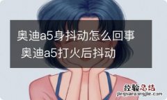 奥迪a5身抖动怎么回事 奥迪a5打火后抖动