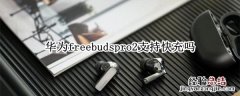 华为freebudspro可以快充吗 华为freebudspro2支持快充吗