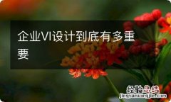 企业VI设计到底有多重要