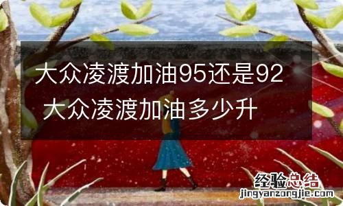 大众凌渡加油95还是92 大众凌渡加油多少升