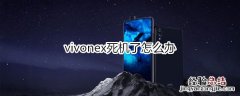 vivonex死机了怎么办