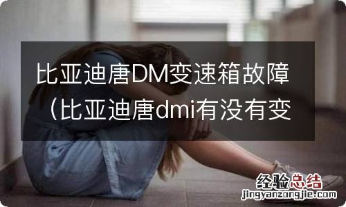 比亚迪唐dmi有没有变速箱 比亚迪唐DM变速箱故障