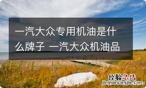 一汽大众专用机油是什么牌子 一汽大众机油品牌