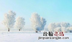 关于下雪的文案 和雪有关的句子精选