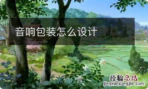 音响包装怎么设计