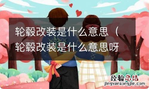 轮毂改装是什么意思呀 轮毂改装是什么意思