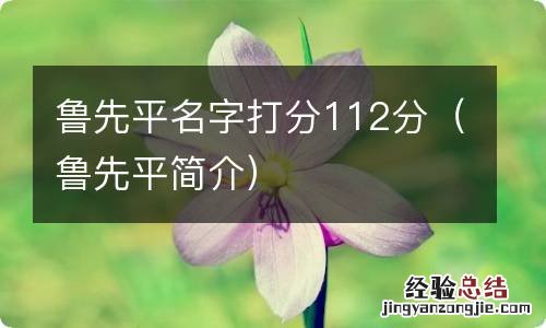 鲁先平简介 鲁先平名字打分112分