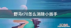 野马t70怎么消除小扳手