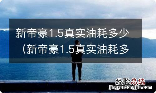 新帝豪1.5真实油耗多少钱一公里 新帝豪1.5真实油耗多少