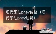 现代领动phev油耗 现代领动phev价格