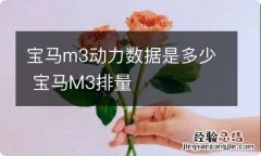 宝马m3动力数据是多少 宝马M3排量