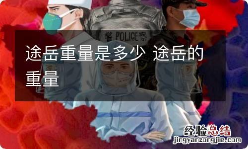 途岳重量是多少 途岳的重量
