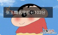 张玉麟名字打分103分