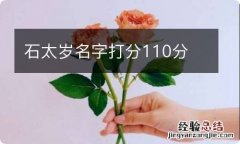 石太岁名字打分110分