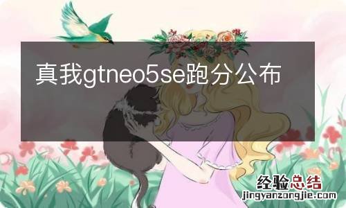 真我gtneo5se跑分公布