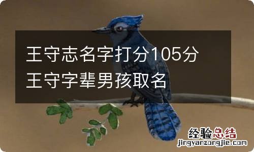 王守志名字打分105分 王守字辈男孩取名
