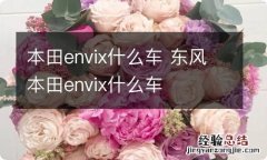 本田envix什么车 东风本田envix什么车