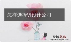 怎样选择VI设计公司