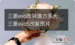 三菱evo改装潜力多大 三菱evo5改装图片