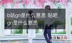 b站gn是什么意思 贴吧gn是什么意思