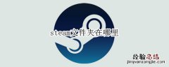 steam文件夹在哪里找 steam文件夹在哪里