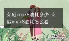 荣威imax8油耗多少 荣威imax8油耗怎么看