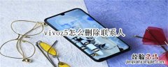 vivoz5怎么删除联系人