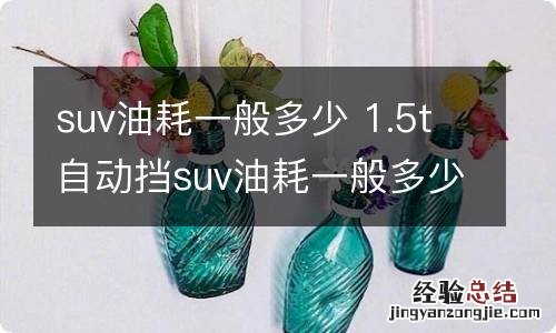 suv油耗一般多少 1.5t自动挡suv油耗一般多少