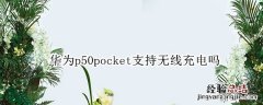 华为p50pocket支持无线充电吗 华为p50是否支持无线充电