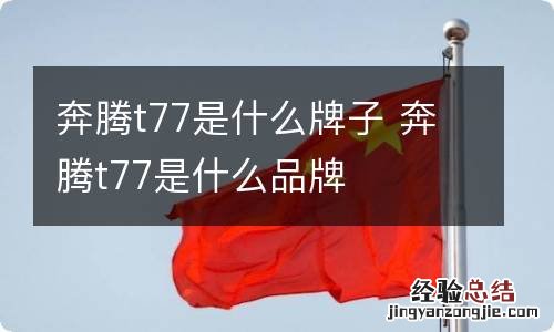 奔腾t77是什么牌子 奔腾t77是什么品牌