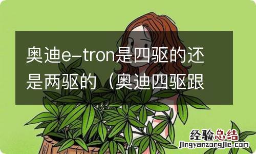 奥迪四驱跟两驱选择哪个 奥迪e-tron是四驱的还是两驱的