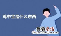 鸡中宝是什么东西有什么用 鸡中宝是什么东西