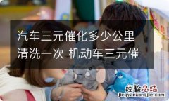 汽车三元催化多少公里清洗一次 机动车三元催化多少公里更换清洗