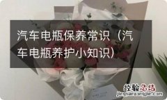 汽车电瓶养护小知识 汽车电瓶保养常识