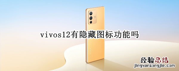 vivos12有隐藏图标功能吗 vivos1怎么隐藏图标