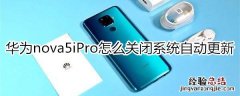 华为nova5iPro怎么关闭系统自动更新