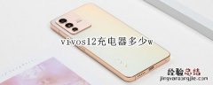 vivos12充电器多少w vivos10pro充电器型号多少