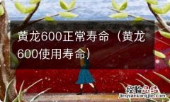 黄龙600使用寿命 黄龙600正常寿命