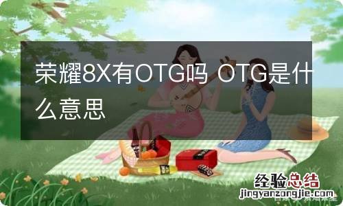 荣耀8X有OTG吗 OTG是什么意思