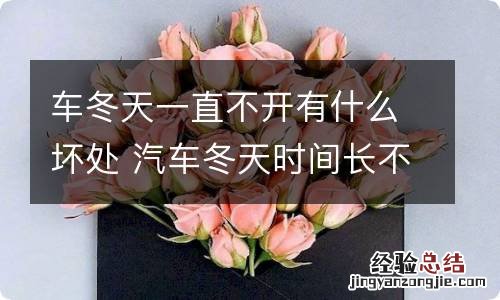车冬天一直不开有什么坏处 汽车冬天时间长不开有啥影响吗