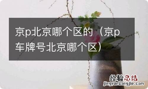 京p车牌号北京哪个区 京p北京哪个区的